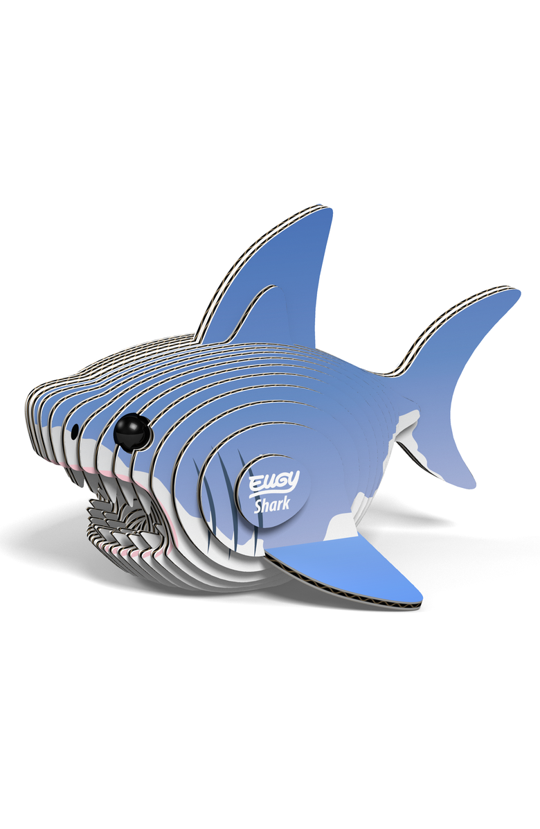 Eugy Puzzles Shark 3D Puzzle, Alternate, color, NO COLOR