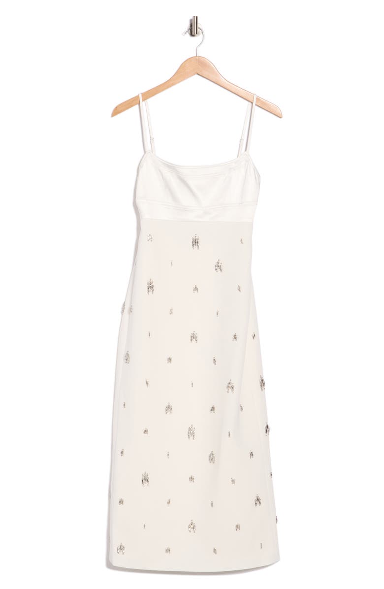 A.L.C. Alana Embellished Midi Dress, Main, color, White