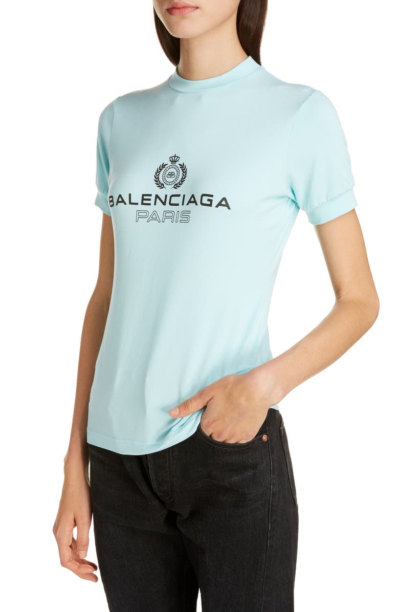 Balenciaga Paris Logo Tee, Alternate, color,