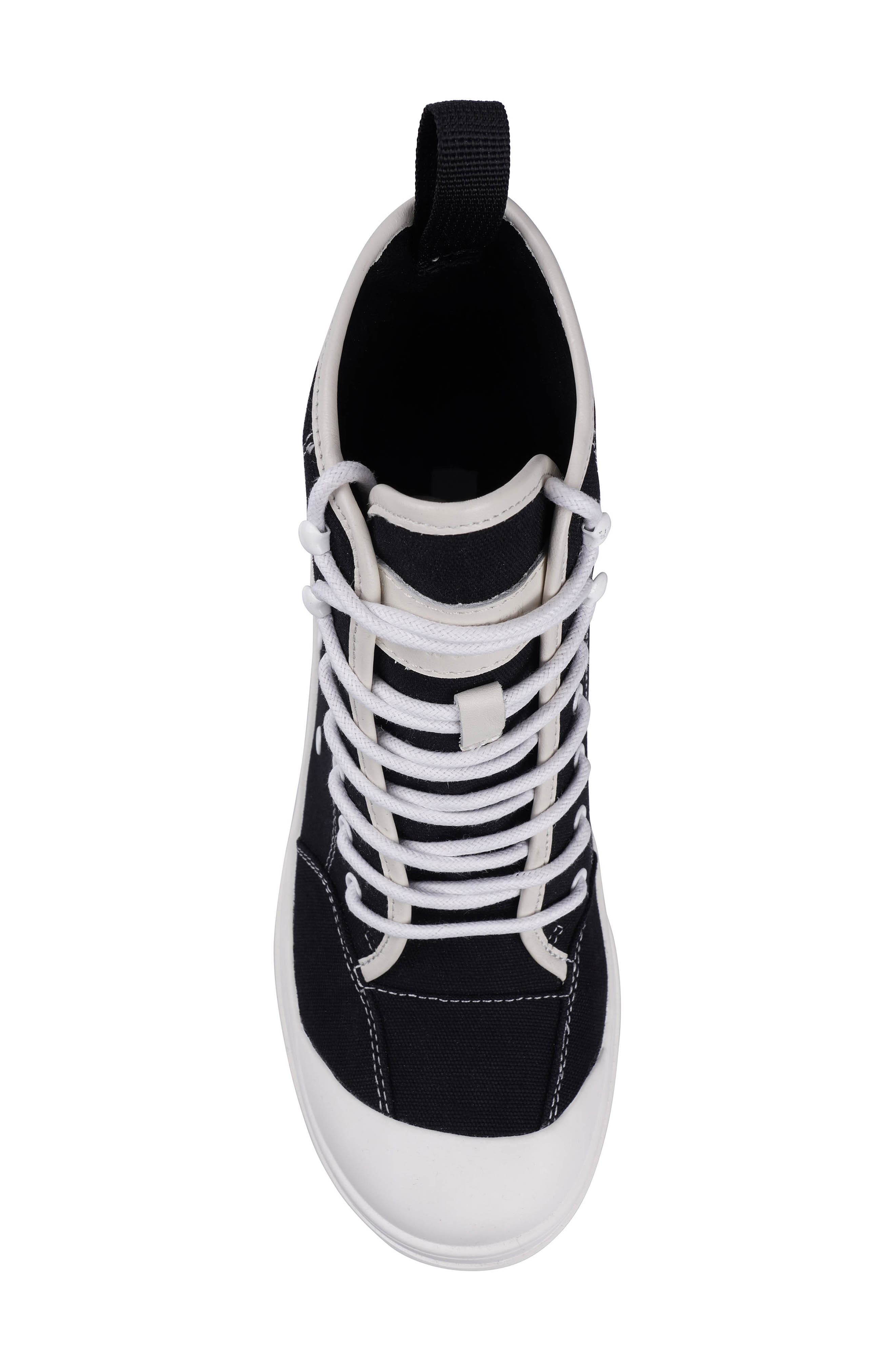 ZIGI Strellah High Top Sneaker, Alternate, color, Black Canvas