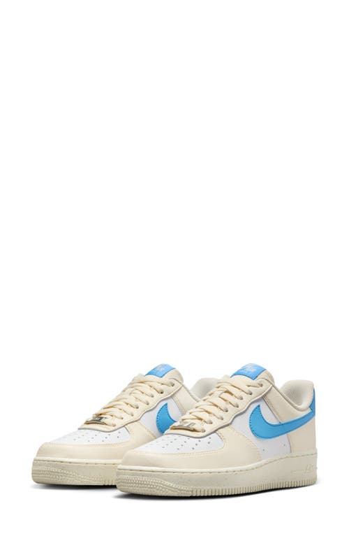 Nike Air Force 1 07 Next Nature Sneaker In Pale Ivory/blue/white