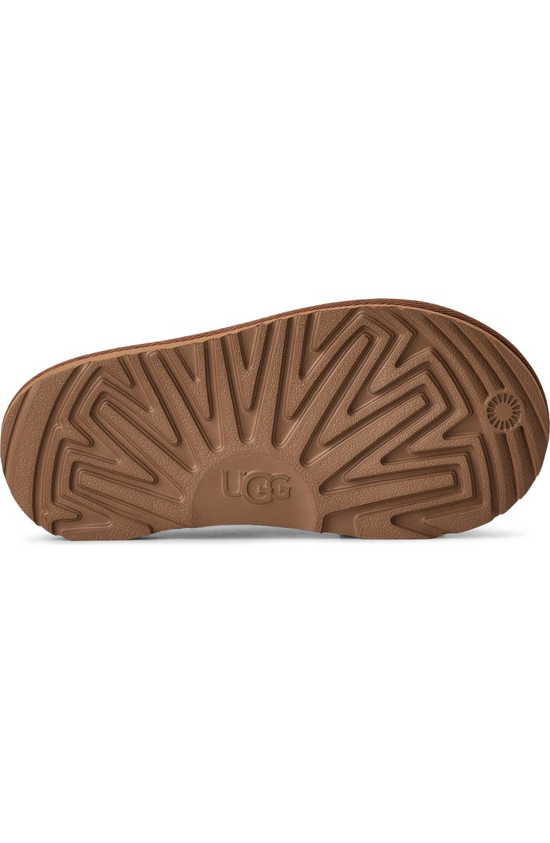 UGG<sup>®</sup> Kids' Greenport Genuine Shearling Lined Slide Sandal, Alternate, color, Chestnut