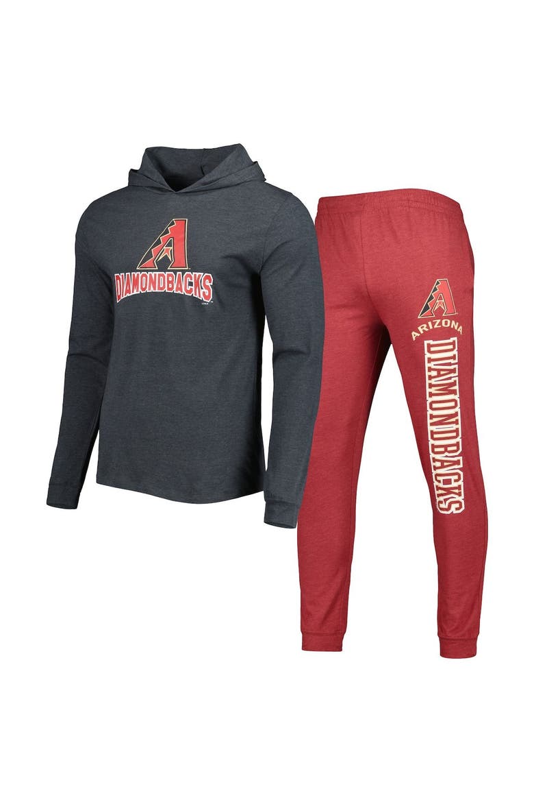 Men's Concepts Sport Red/Charcoal Arizona Diamondbacks Meter Hoodie & Joggers Set, Main, color, Red