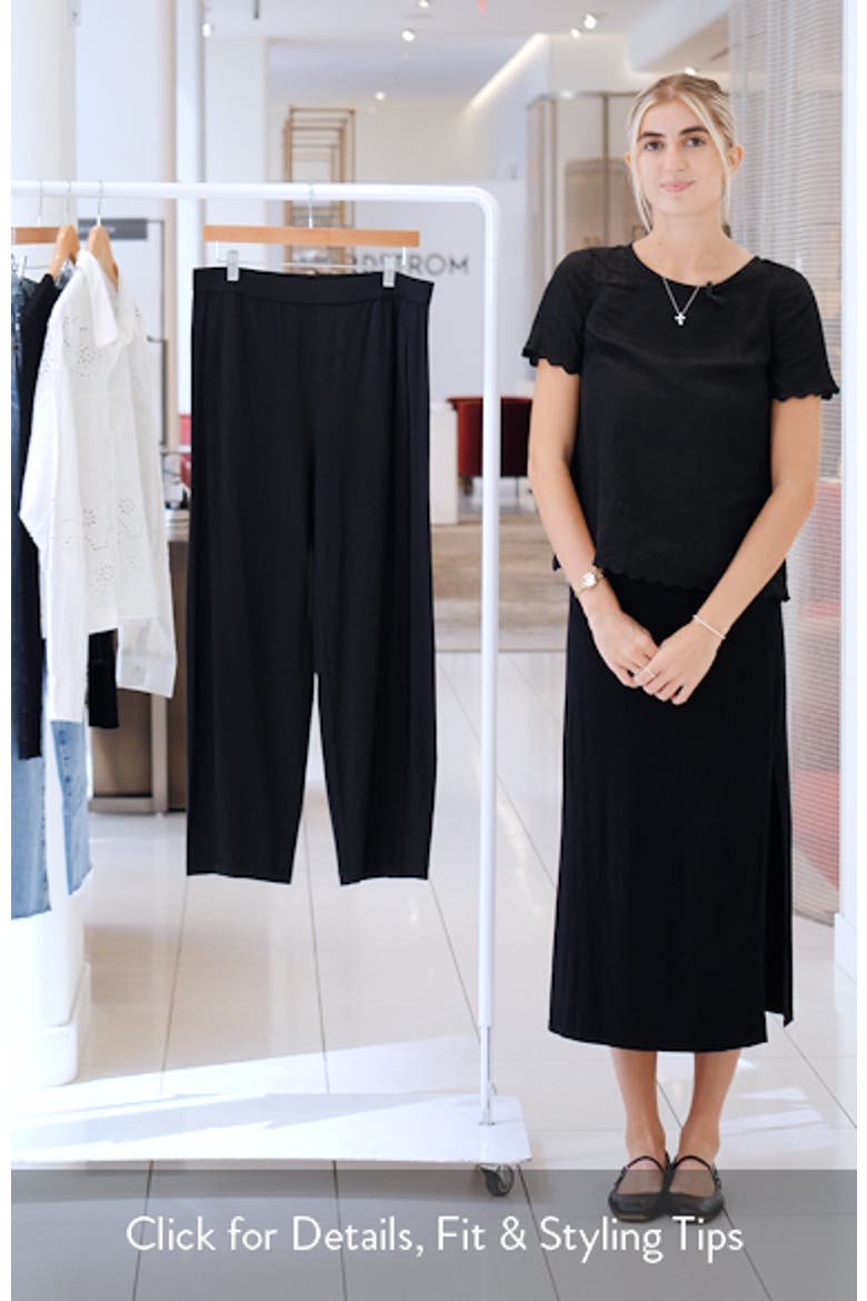 Jersey Ankle Lantern Pants video