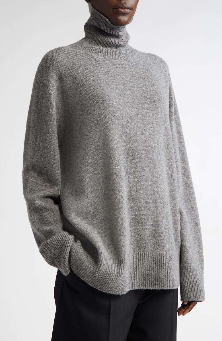 The Row Stepny Wool & Cashmere Turtleneck Sweater, Alternate, color,