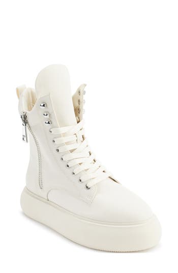 Dkny Aken Sneaker Boot In White