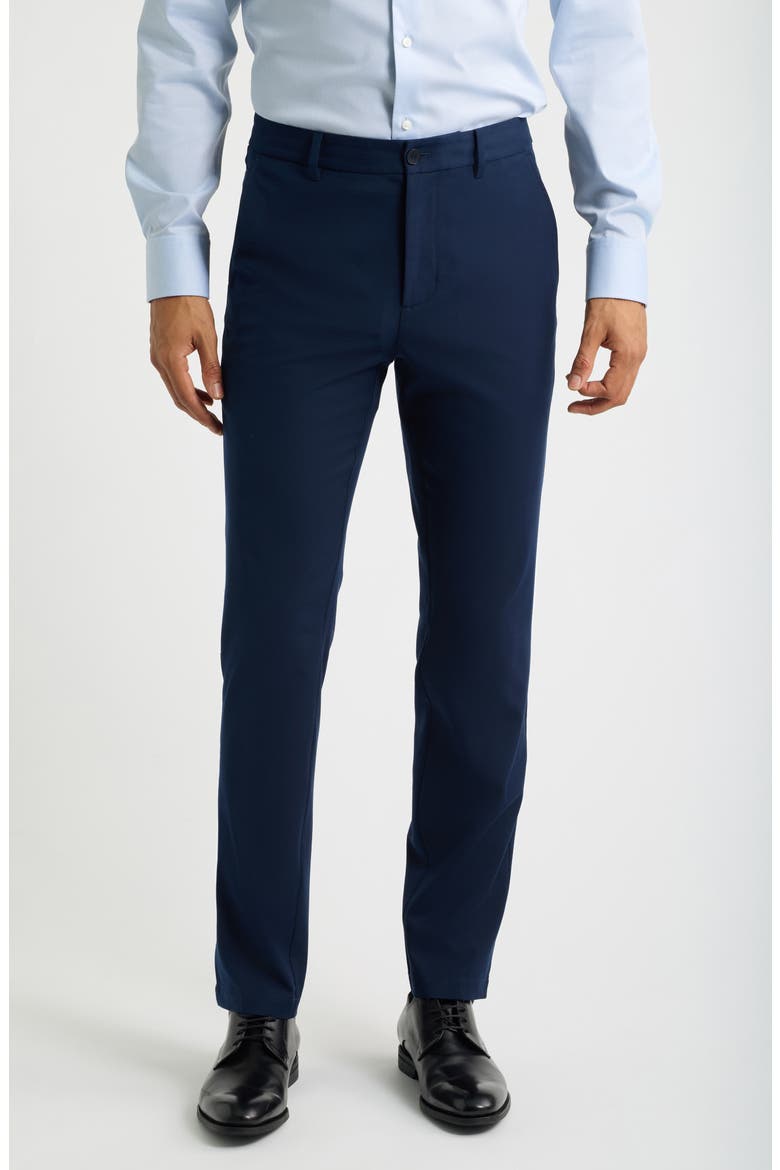Travel Tech Dress Pants, Main, color, NAVY