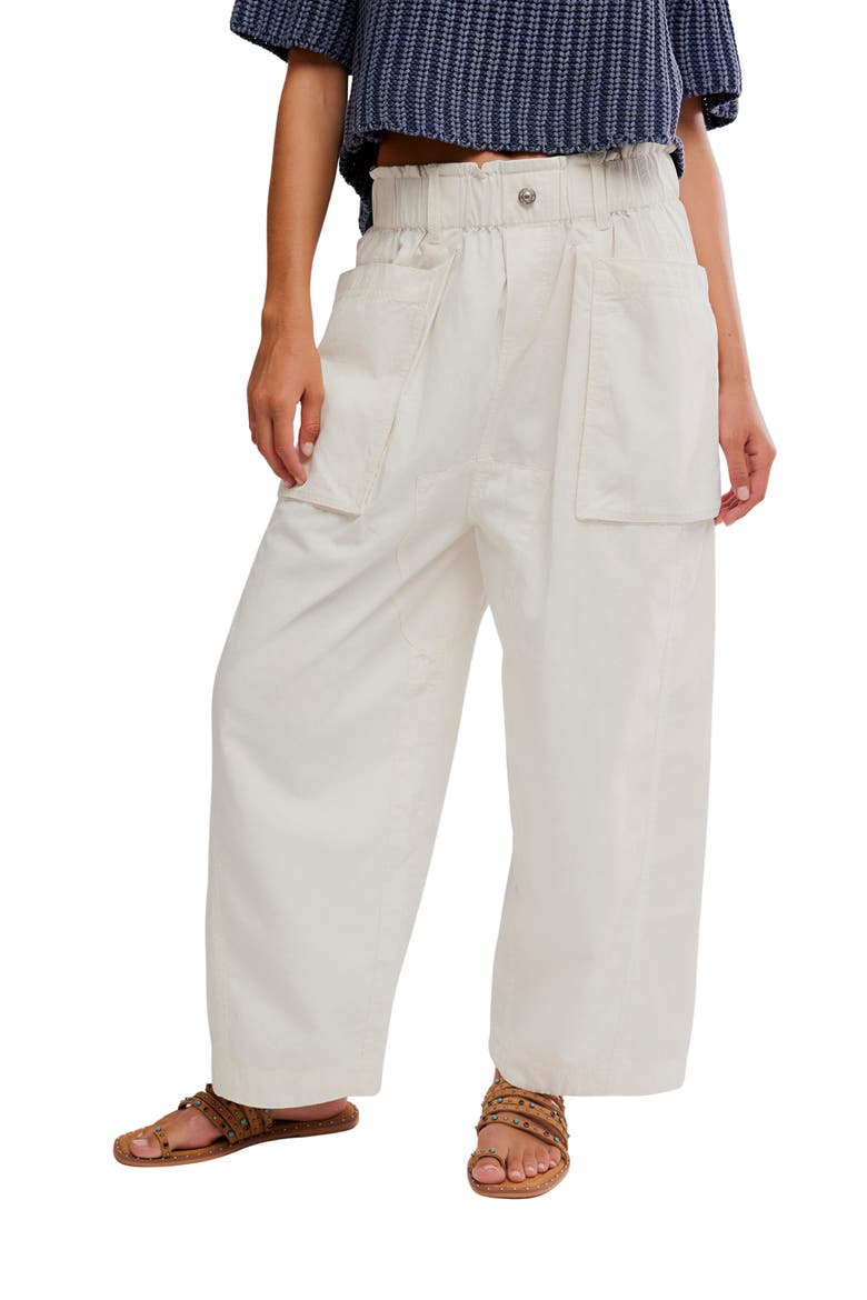 Costa Straight Leg Harem Pants, Main, color, WHISPER WHITE