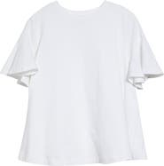 Cinq à Sept Jane Ruffle Sleeve T-Shirt