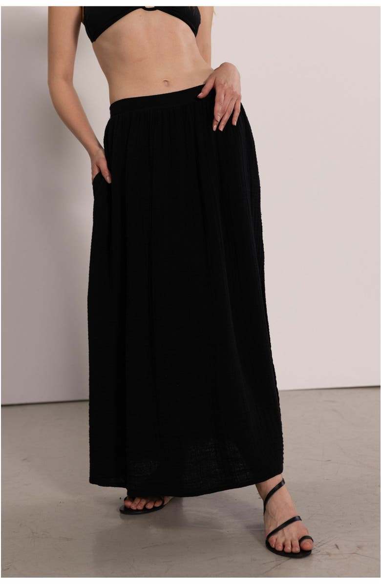 Beach Life by Gottex Resort Midi Swim Cover Up Skirt, Main, color, 