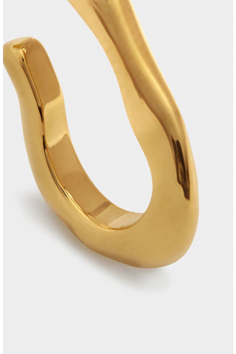 Hera Hoop Earrings, Alternate, color, Gold