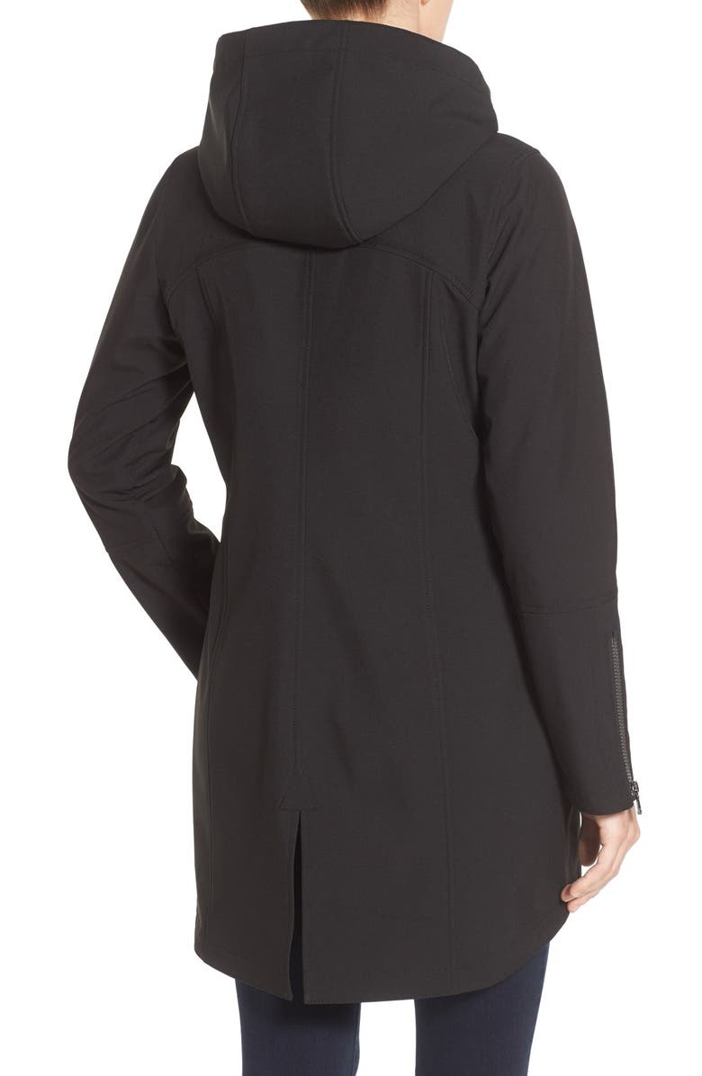 Kristen Blake Water Repellent Hooded Soft Shell Jacket, Alternate, color,