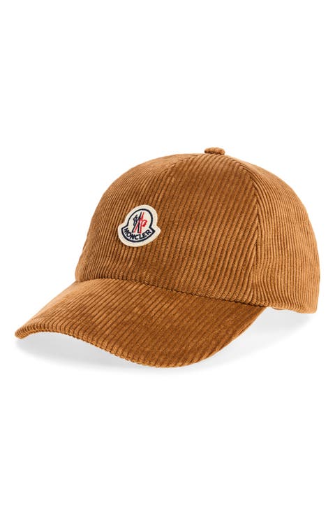 Logo Patch Corduroy Baseball Cap