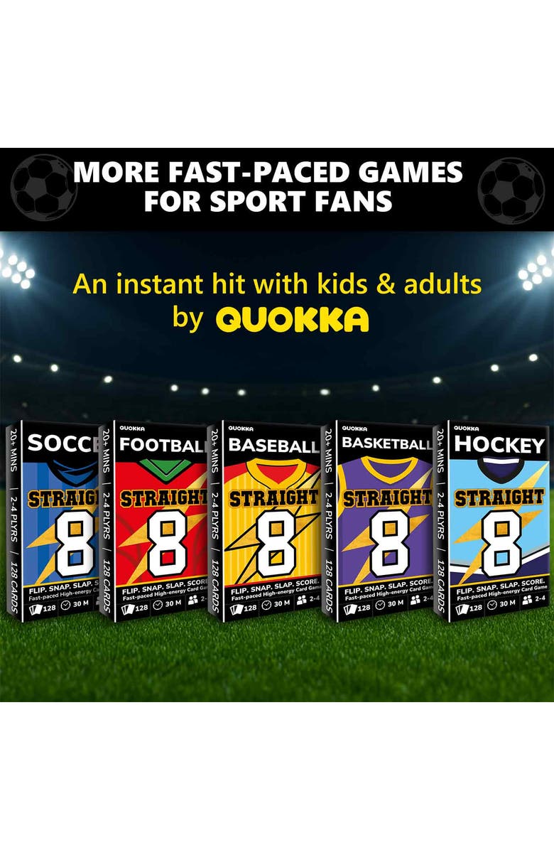 Quokka Fast Paced Sports Card game for Kids and Adults, Alternate, color, Soccer
