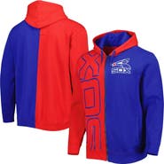 Mitchell & Ness Men's Mitchell & Ness Red/Navy Chicago White Sox Fleece Full-Zip Hoodie