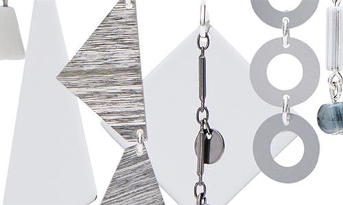 Tory Burch Galaxy Hoop Earrings In Metallic