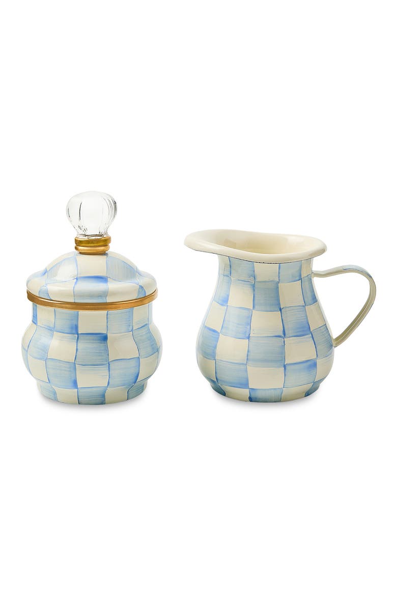 Sky Check Lidded Sugar Bowl, Alternate, color, SKY CHECK