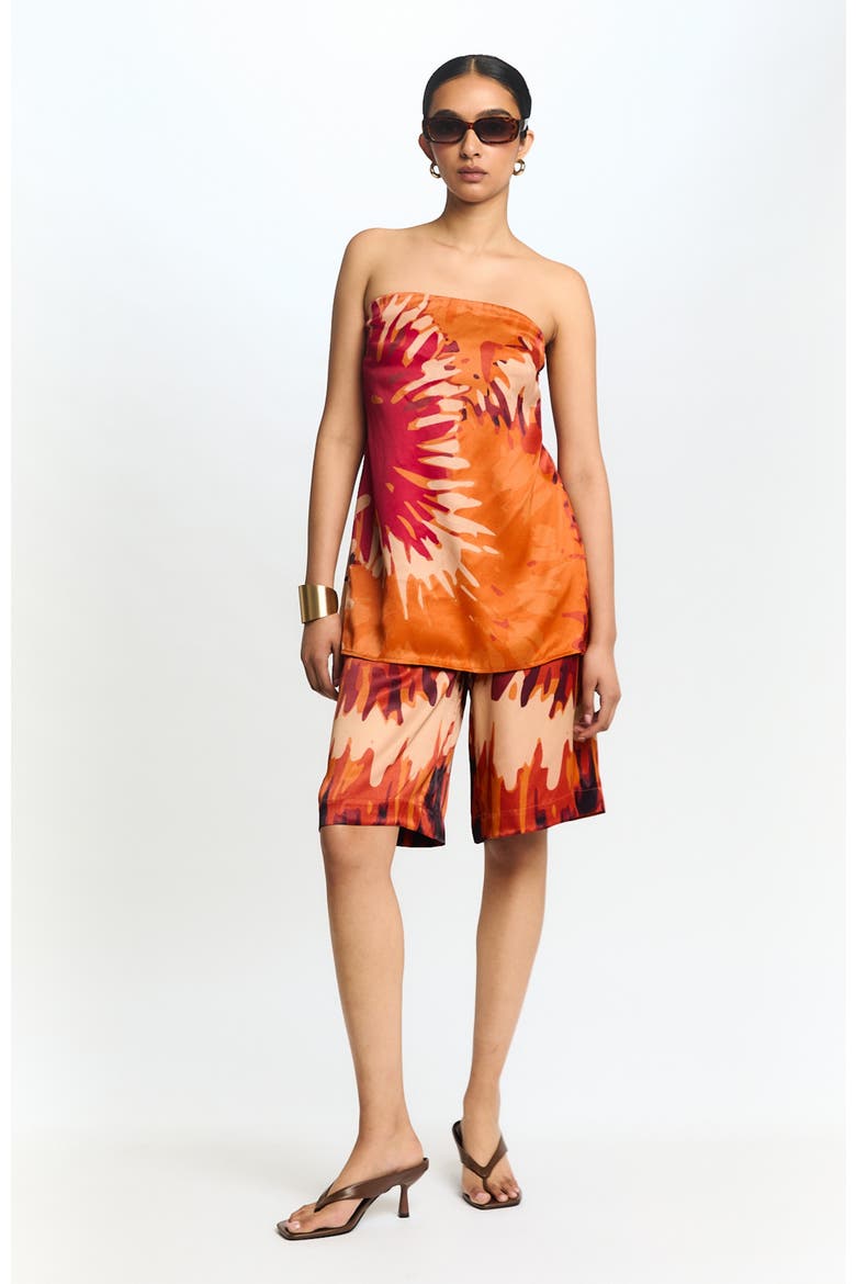 Jeyna Bermuda Shorts Magma, Main, color, Magma Orange
