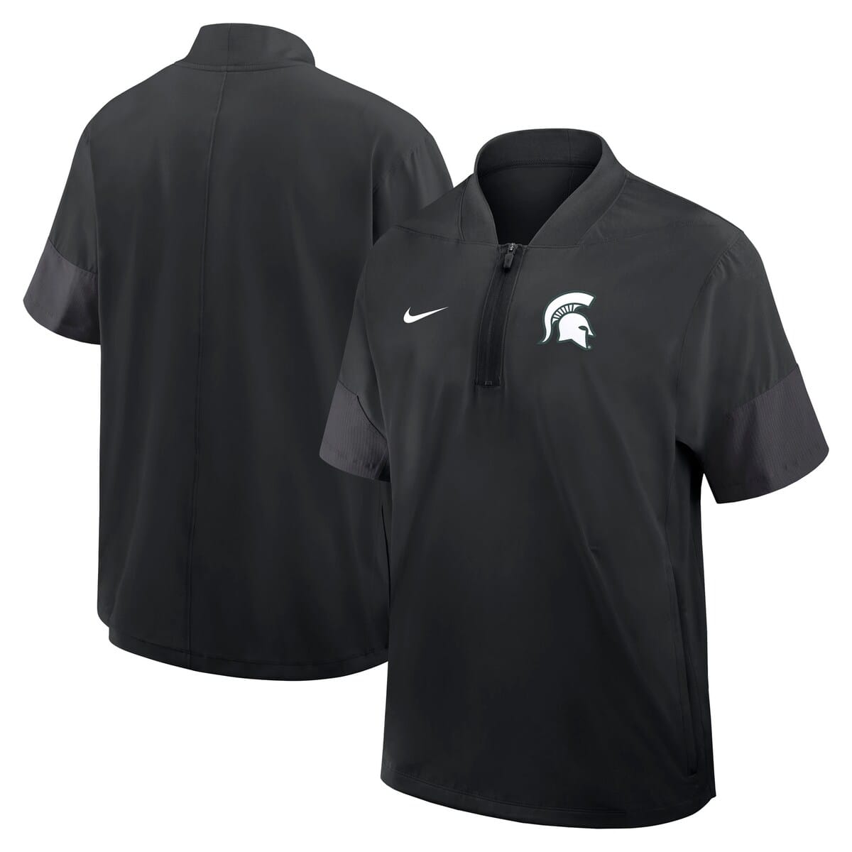 nike short sleeve quarter zip
