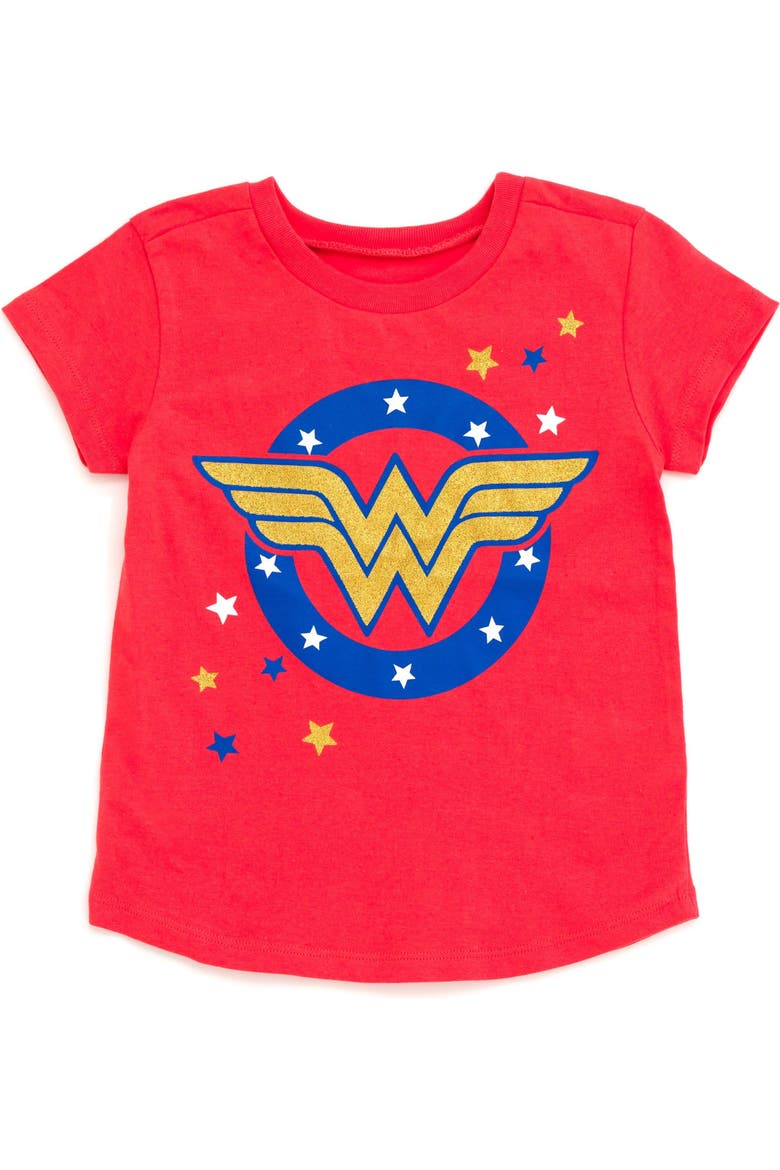 Justice League 3-Pack T-Shirts, Alternate, color, Charcoal Red White