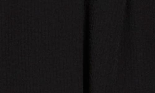 Max Studio Ruffle Neck Long Sleeve Top In Black