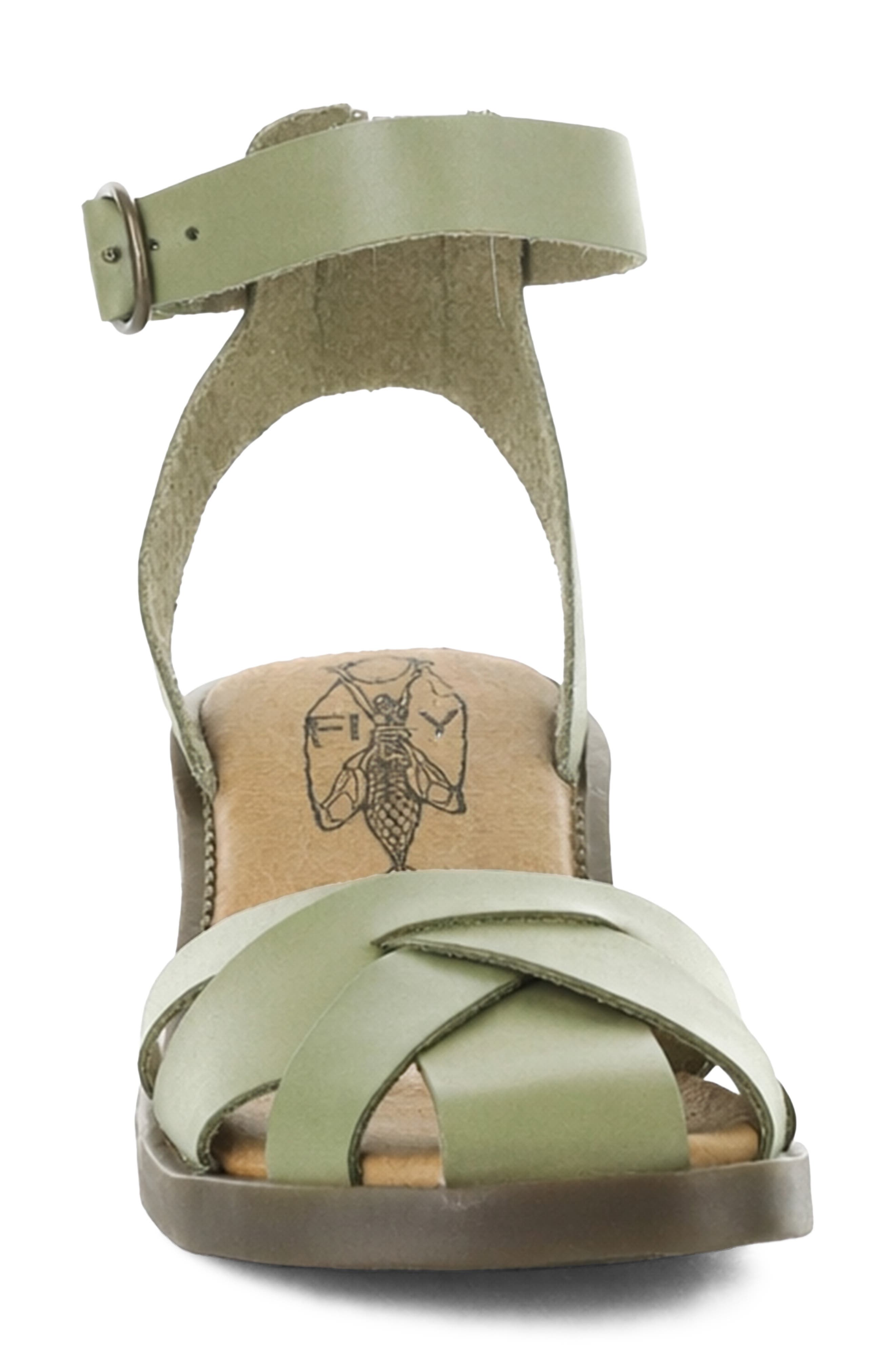 Alli Ankle Strap Fisherman Sandal, Alternate, color, SMOG