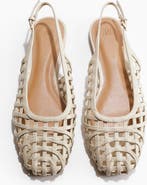 H&M Braided-look Slingbacks