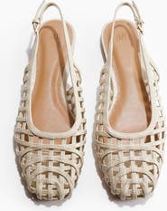 H&M Braided-look Slingbacks