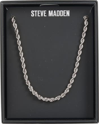 Steve Madden Gender Inclusive Rope Chain Necklace | Nordstromrack