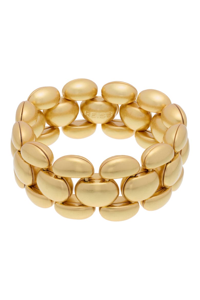 Darcy Dome Link Bracelet, Main, color, GOLD TONE