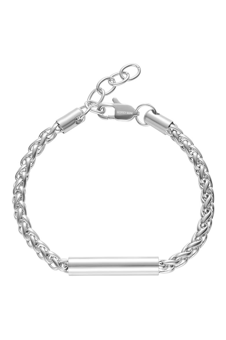 Wheat Chain Bracelet, Alternate, color, SILVER
