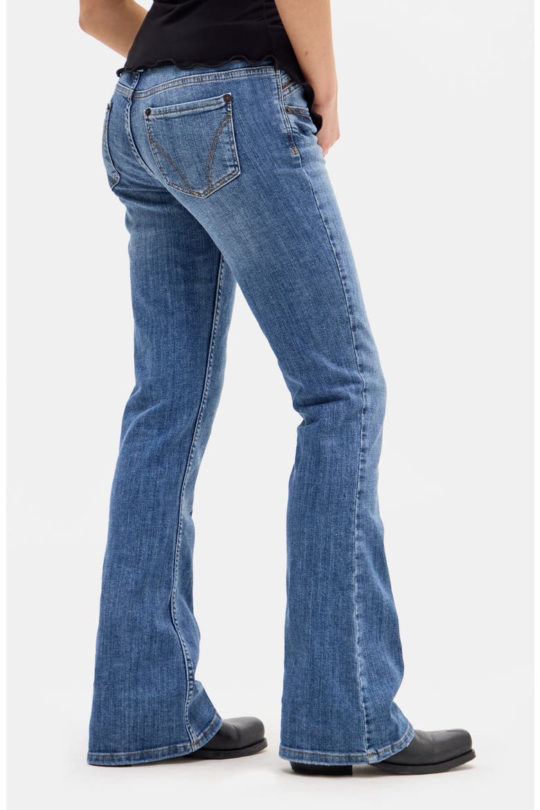Brooke Low Rise Flare Jeans, Alternate, color, MID VINTAGE