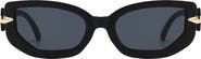Fifth & Ninth Elle 58mm Polarized Geometric Sunglasses