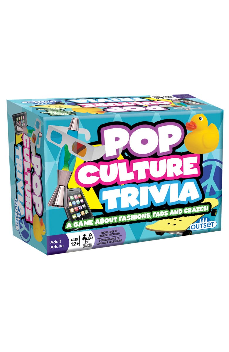 Outset Media Pop Culture Trivia Game, Main, color, Multicolored
