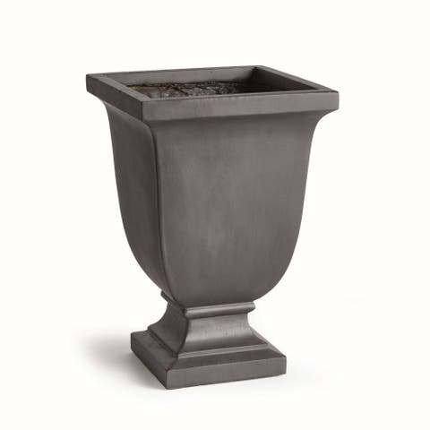Fibreclay Beckett Sq Footed Planter