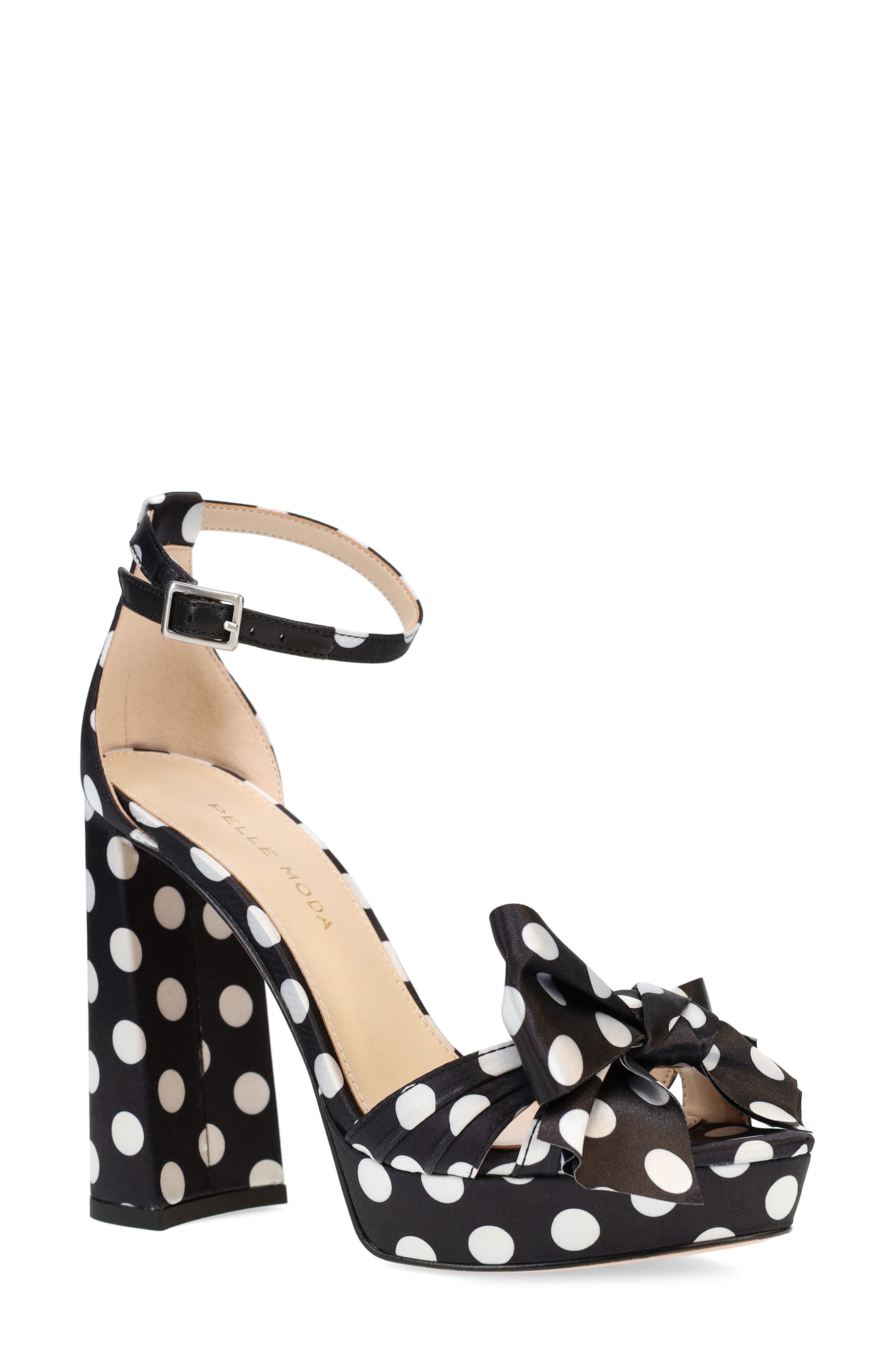 Pelle Moda Gema Ankle Strap Platform Sandal, Main, color, 