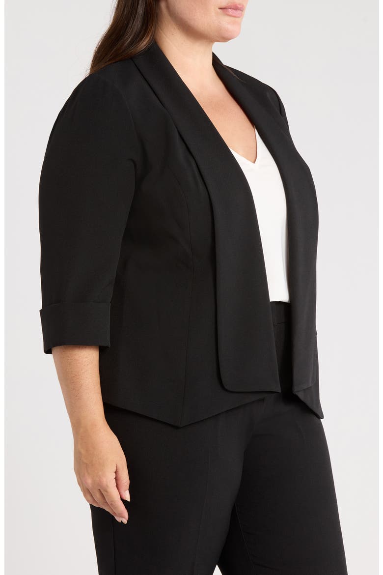 Open Front Cardigan Jacket, Alternate, color, BLACK