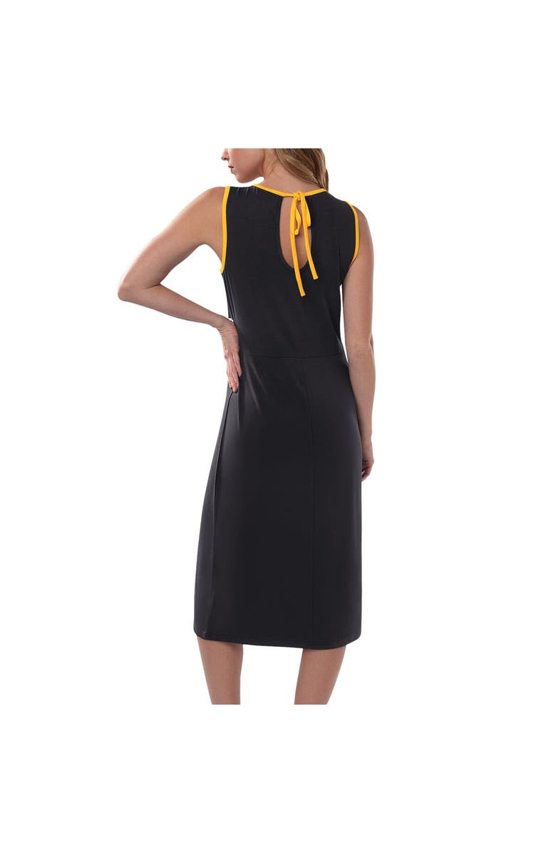 G-III 4HER BY CARL BANKS Women's G-III 4Her by Carl Banks Black Pittsburgh Steelers Main Field Maxi Dress, Alternate, color, Black