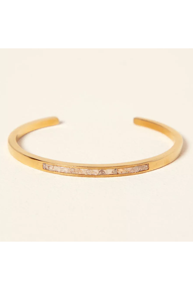 Sliced Raw Diamond Bracelet by Shana Gulati, Main, color, Gold With Diamonds
