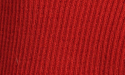 Khaite Celina Merino Wool Blend Rib Sweater In Red