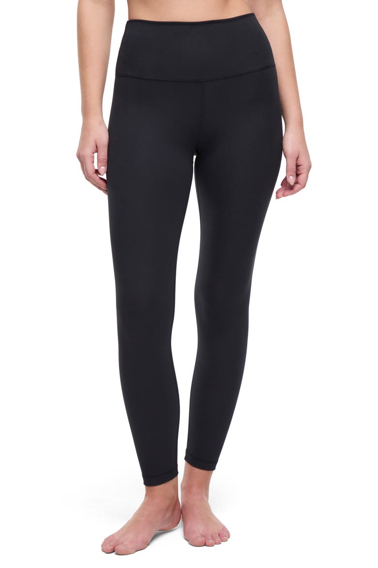 2-Pack Easy High Waist Crop Leggings, Alternate, color, BLACK/WROUGHT IRON