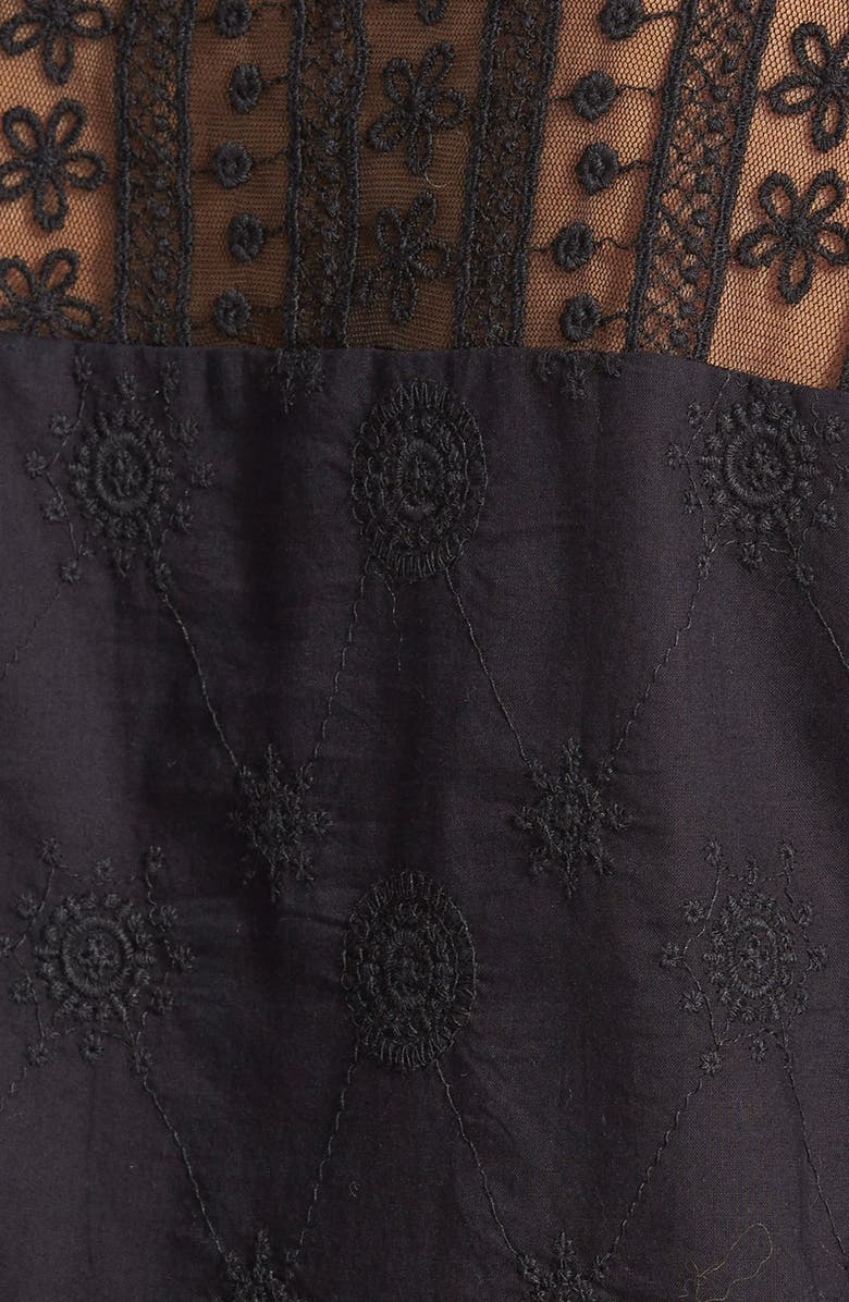 Hinge Lace Mix Top, Alternate, color, 