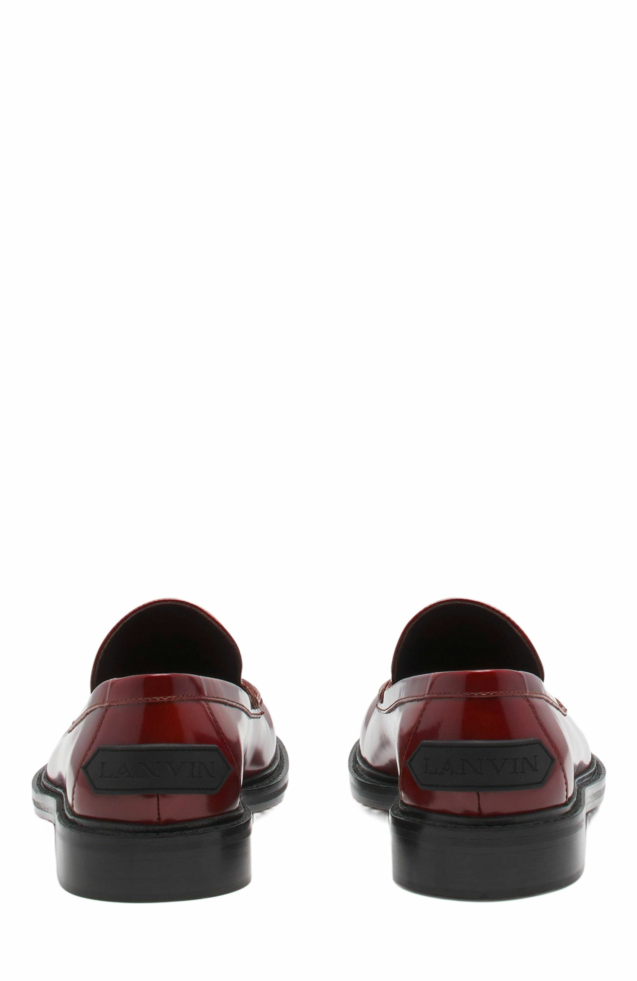 Lanvin Spinto Loafers In Smooth Leather, Alternate, color, 