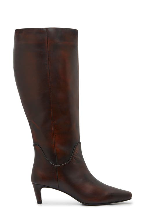 Vince Camuto Avriah Over The Knee Boot In Dark Caramel