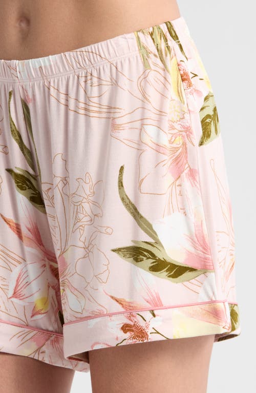 Nordstrom Moonlight Eco Long Sleeve Short Pajamas In Neutral