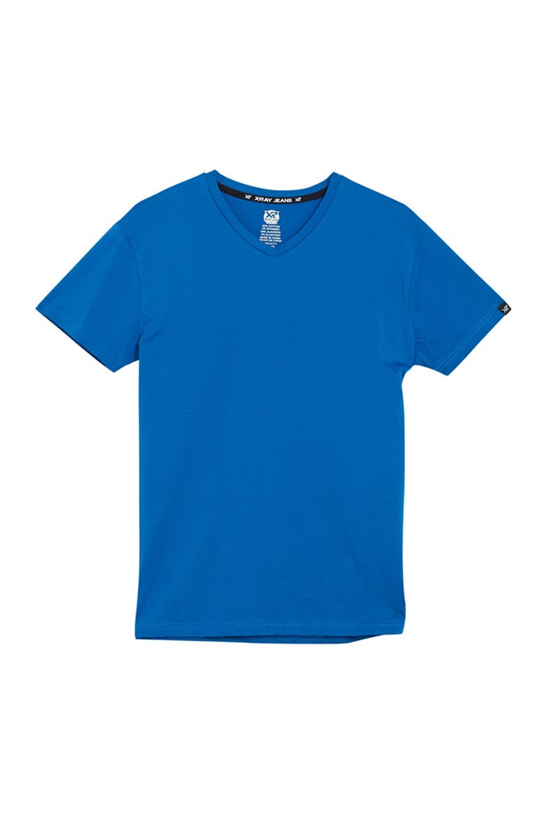 V-Neck Flex T-Shirt, Alternate, color, OCEAN BLUE