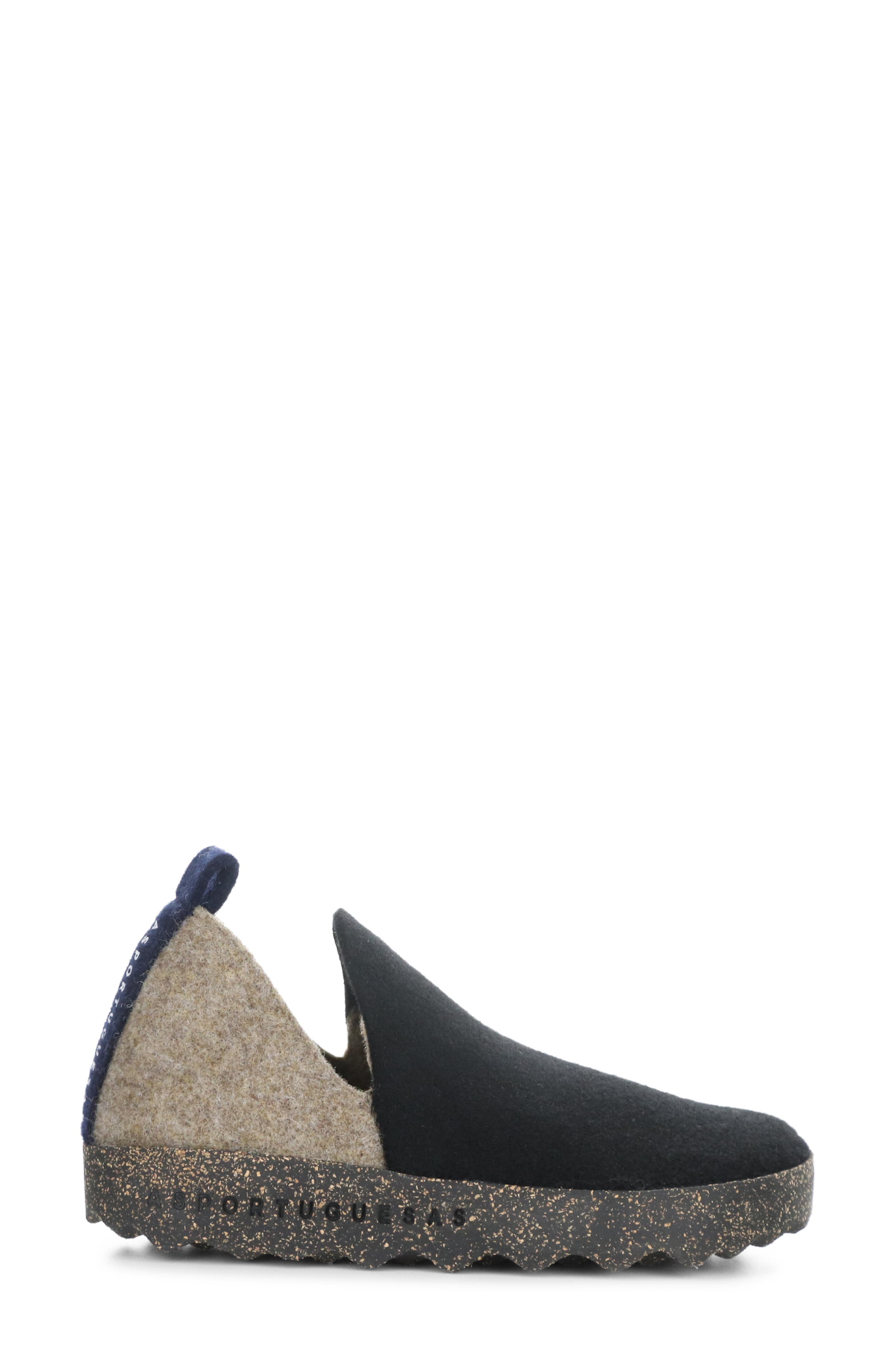 City Slip-On Sneaker, Alternate, color, BLACK/ TAUPE TWEED/ FELT