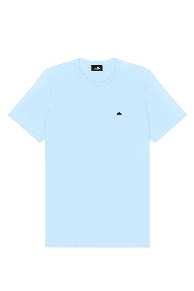 Mens Lil Cloud Lightweight Jersey Tee, Main, color, Baby Blue