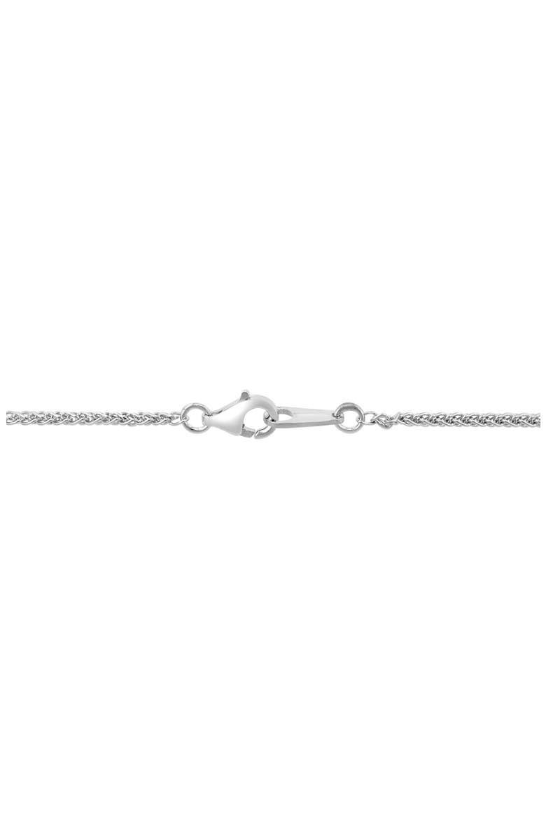 Sterling Silver Sapphire Pendant Necklace, Alternate, color, BLUE