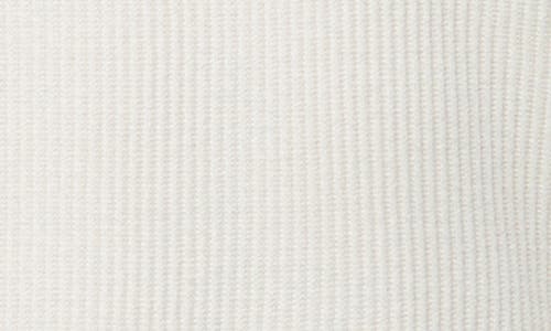 Mango Regular Fit Crewneck Rib Sweater In White